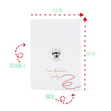 Set 2 libretas bordadas Leyenda del Hilo Rojo en Inglés