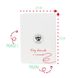 Set 2 libretas bordadas Leyenda del Hilo Rojo , español
