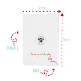 Set 2 libretas bordadas Leyenda del Hilo Rojo en Inglés