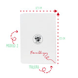 Set 2 libretas bordadas Leyenda del Hilo Rojo , español