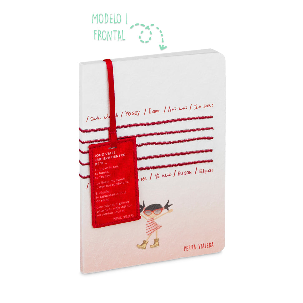 Set 2 libretas bordadas Yo Soy