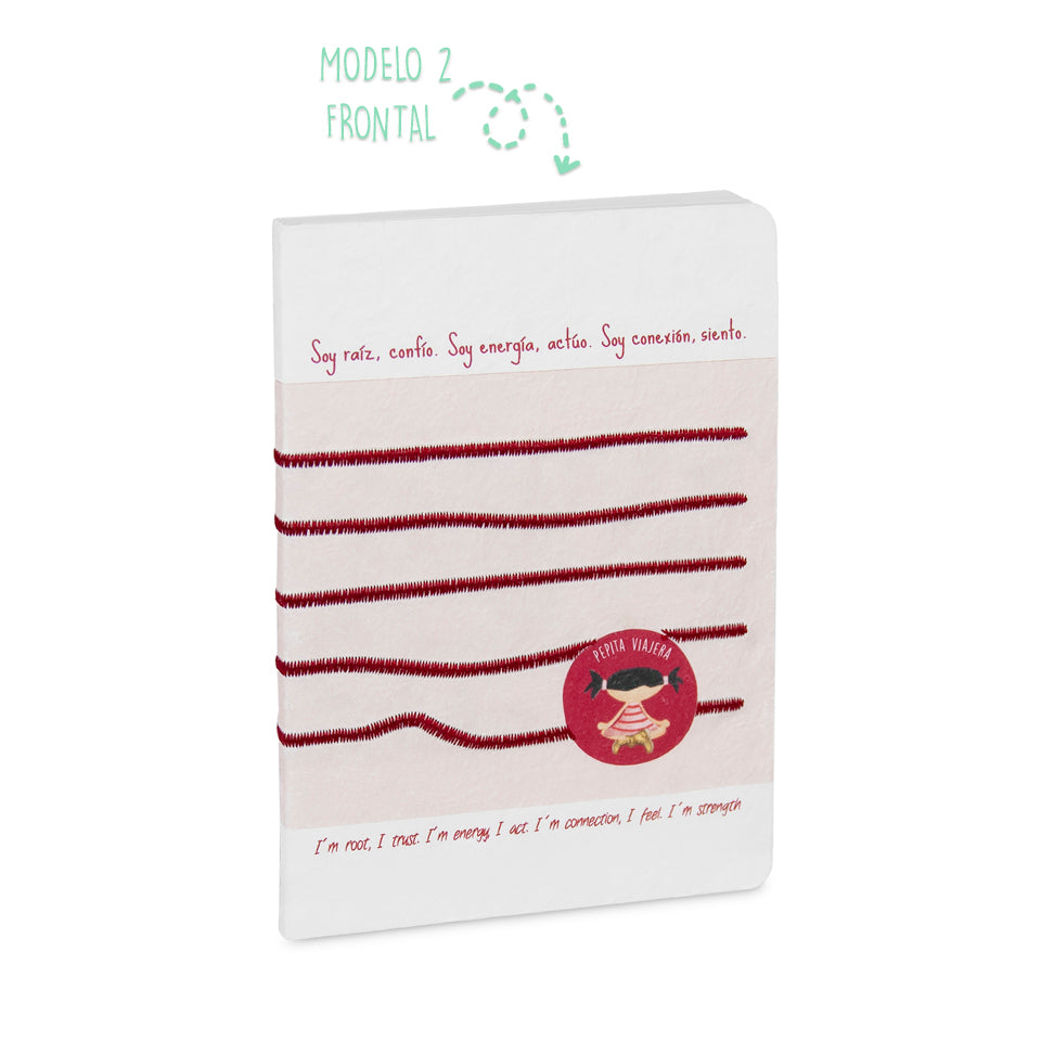 Set 2 libretas bordadas Yo Soy