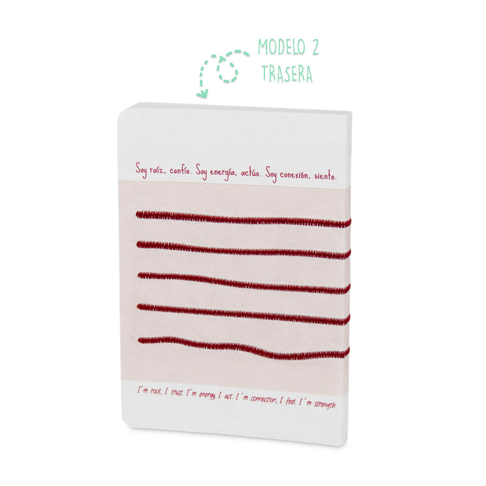 Set 2 libretas bordadas Yo Soy
