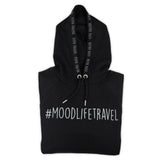 Organic cotton black sweatshirt #Moodlifetravel 