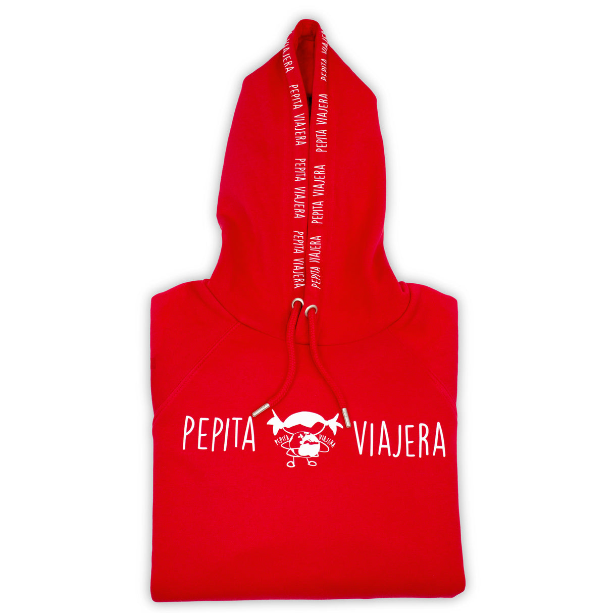 Sudadera Clásica roja de algodón orgánico