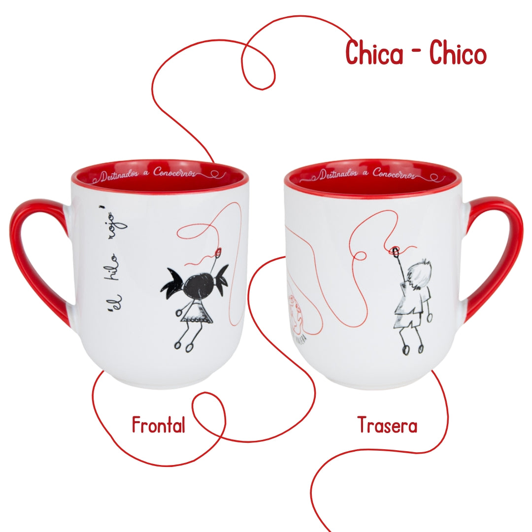 White Christmas Mug Traveler Pepita