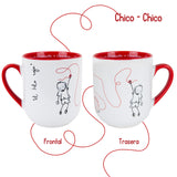 White Christmas Mug Traveler Pepita