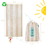 Toalla Saludos del Mundo camel