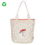 Pack tote, portatodo triple y monedero Pepikusama tapioca
