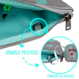 Pack tote, portatodo triple y monedero Patrimonio gris