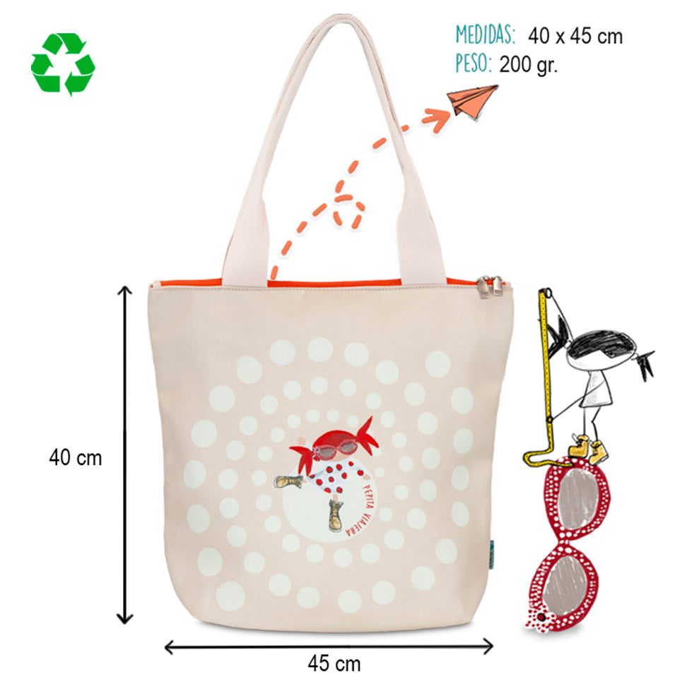 Tote bag Pepikusama tapioca