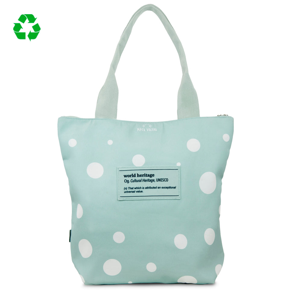 Tote bag Patrimonio de la Humanidad Verde en Inglés