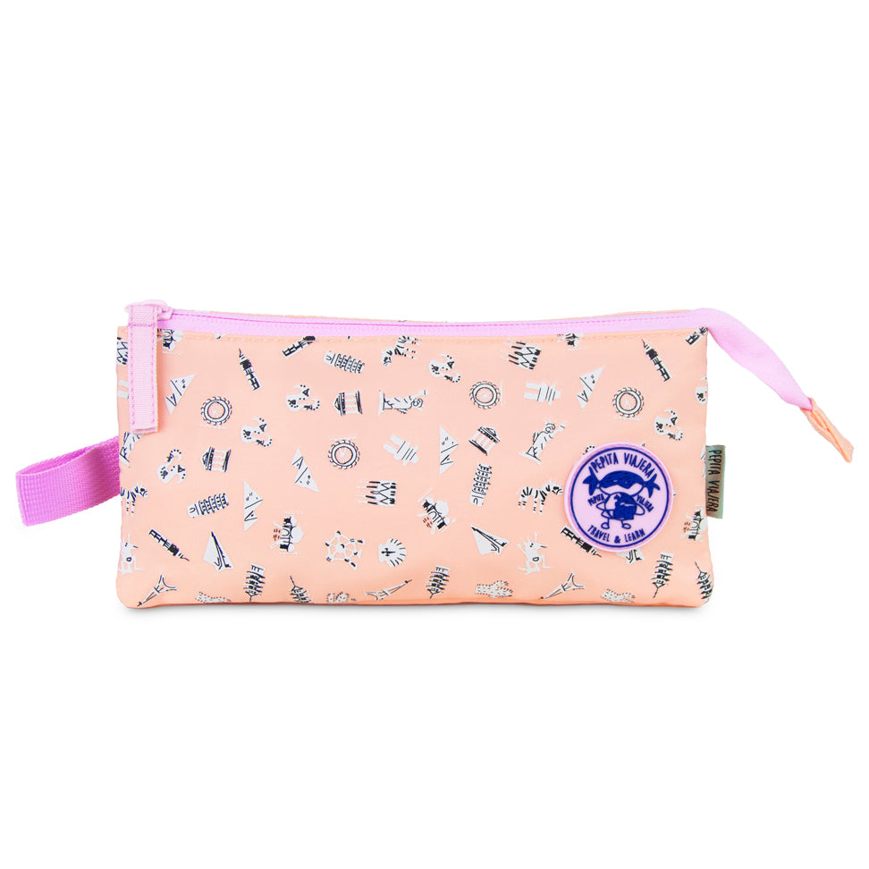 Iconic triple school pencil case