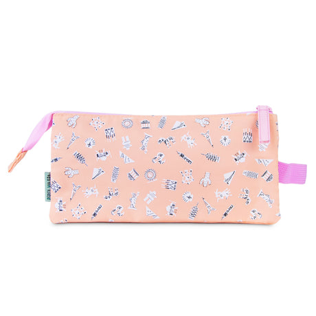 Iconic triple school pencil case