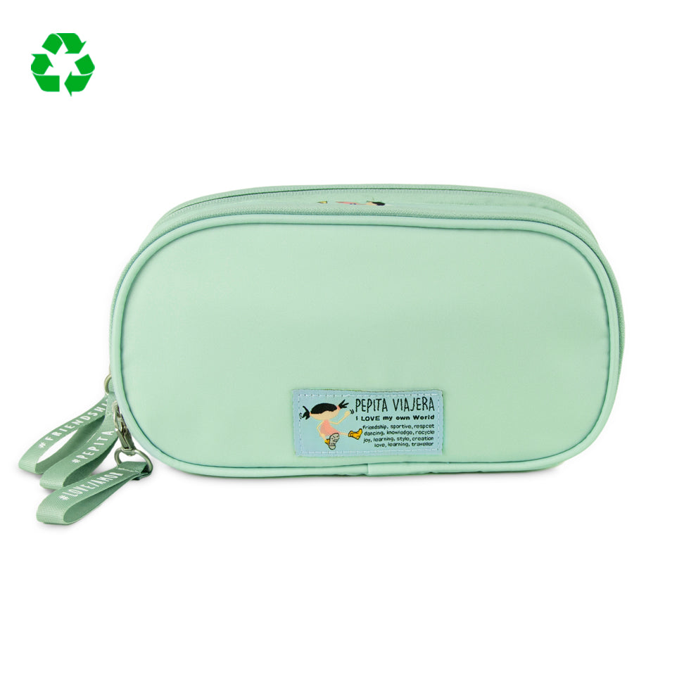 Actions triple school pencil case