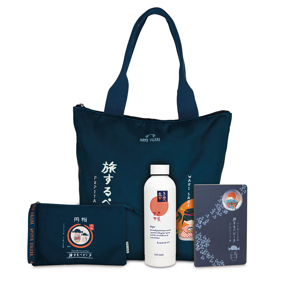 Takayama Gift Pack Triple Organizer, Tote bag and Thermal Bottle Japan