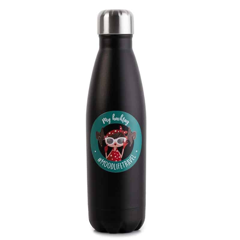 Insulated bottle My hastagh is...front