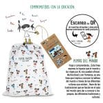 Info de la mochila blanda saco colección Pepitas del mundo de la marca Pepita Viajera