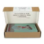 Notebook edición deluxe colección me declaro patrimonio de la humanidad marca Pepita Viajera, detalle packaging kraft reciclado, regalo