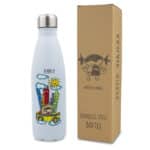 Detalle packaging botellas termicas colección pepirizzi de la marca Pepita Viajera