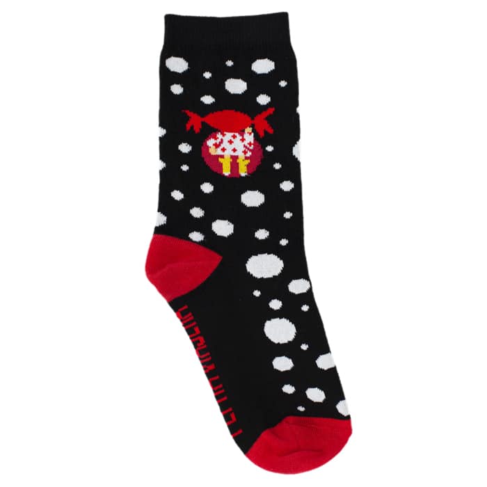 Detalle lateral calcetines colección Pepikusama de la marca Pepita Viajera