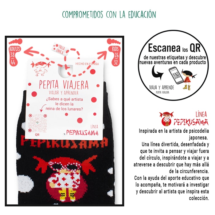 Info de producto Calcetines colección Pepikusama de la marca Pepita Viajera